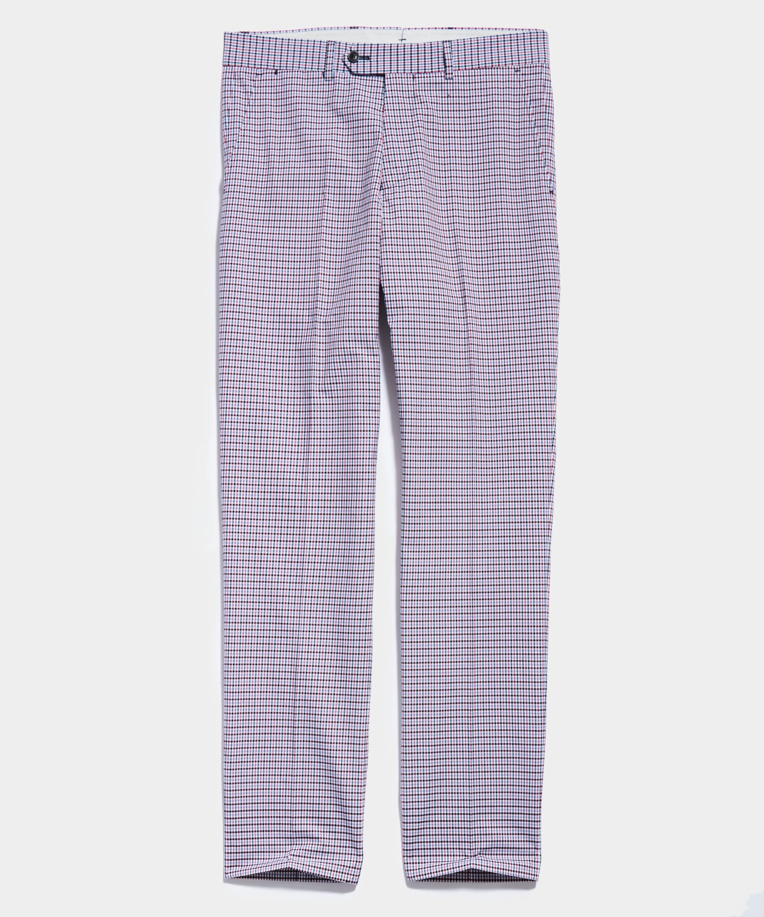 Italian Sutton Trouser in Blue Red Gingham